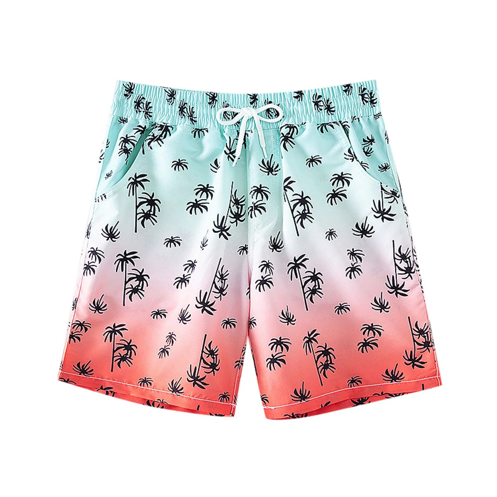 Celiean Kids Boys Summer Print Shorts Beach Swimwear Swimming Trunks Clothes Pink 5-6Y | Walmart (US)
