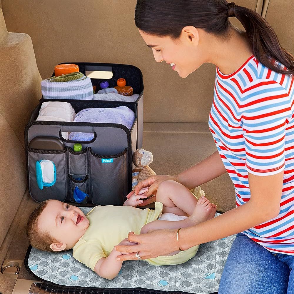 Munchkin® Brica® Out-n-About™ Collapsible Trunk Organizer & Diaper Changing Station | Amazon (US)
