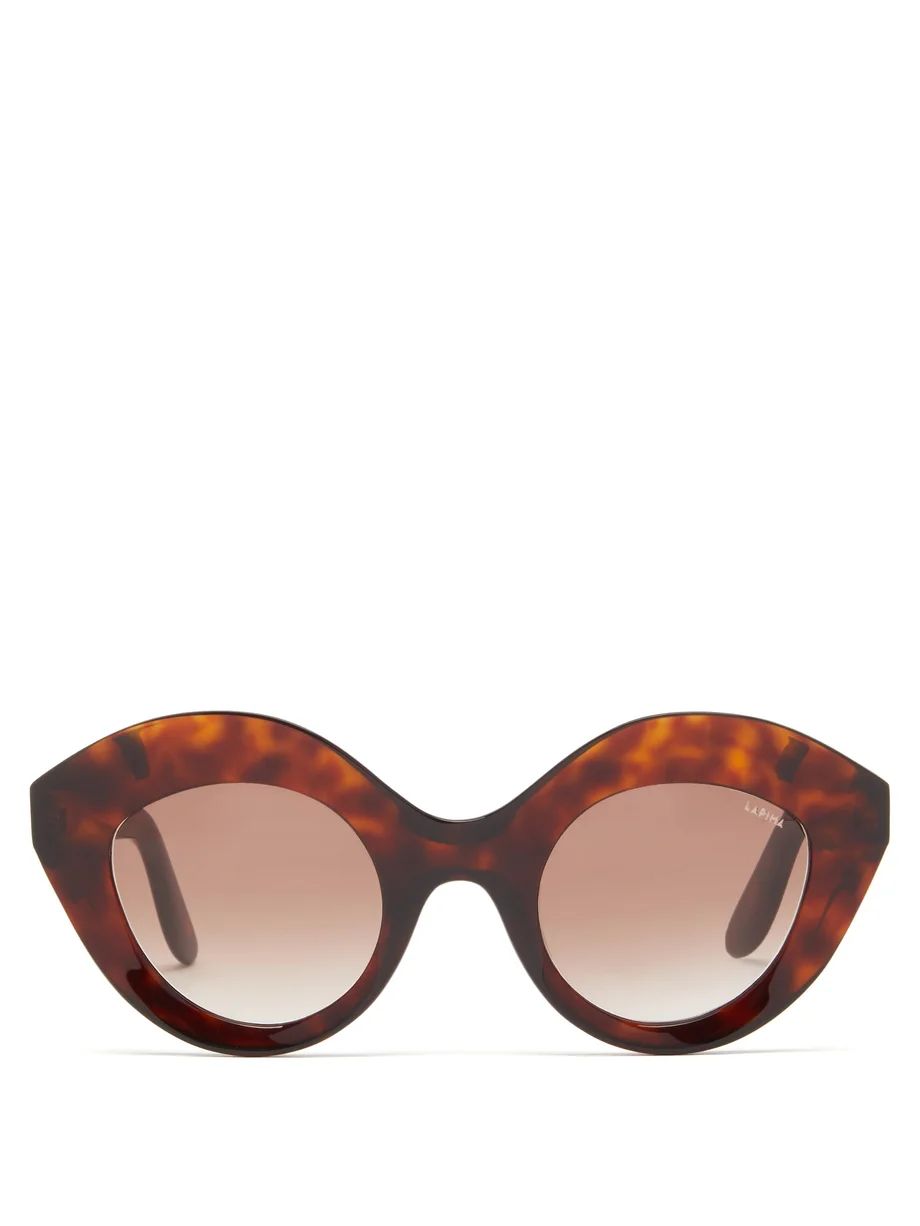 Nina oversized cat-eye acetate sunglasses | Matches (UK)
