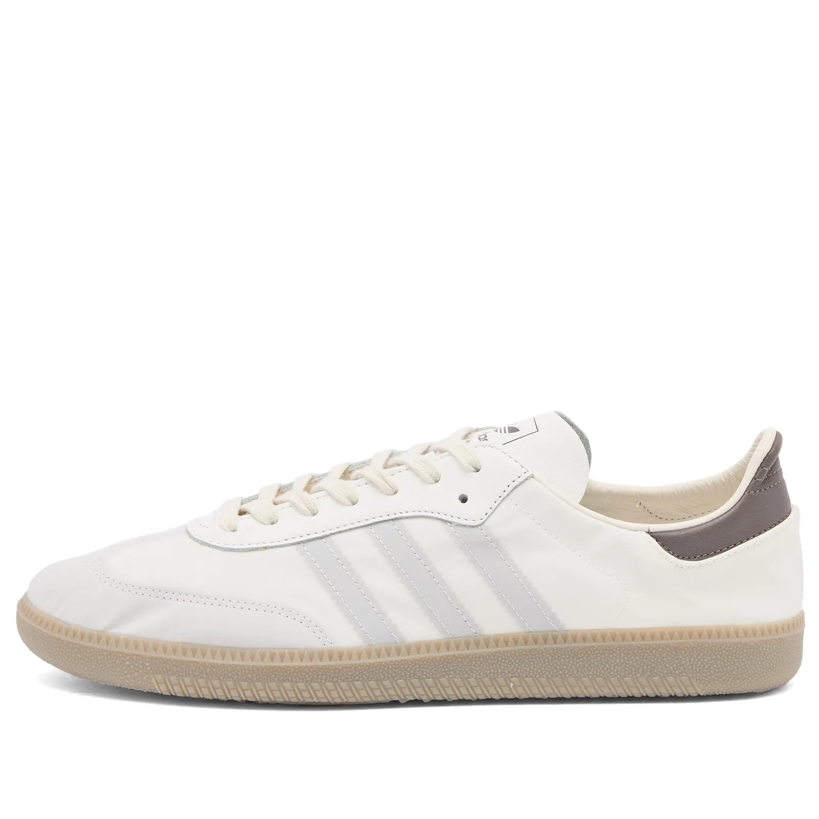 Adidas Samba Decon Sneaker in White/Charcoal/Putty Beige, Size UK 9.5 | END. Clothing
