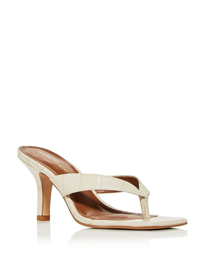 Women's Bianka Croc-Embossed Strappy High-Heel Sandals - 100% Exclusive | Bloomingdale's (US)