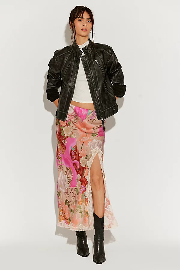 Spell Floridian Lace Bias Skirt | Free People (Global - UK&FR Excluded)