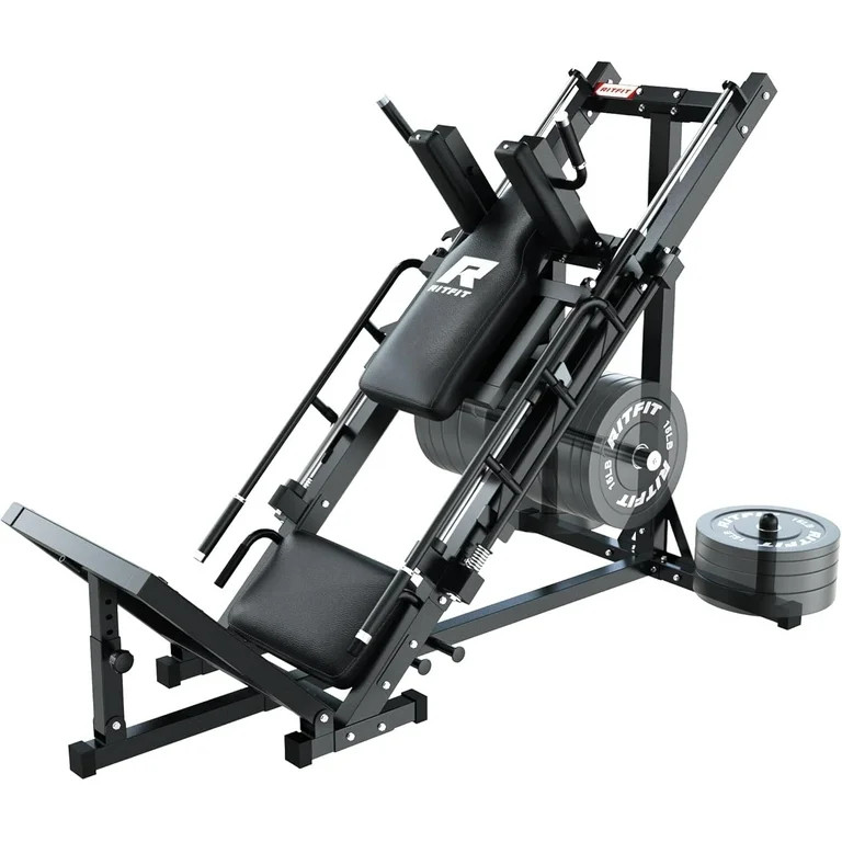 RitFit Leg Press Hack Squat Machine, Professional Adjustable Leg Press Machine for Home Gym with ... | Walmart (US)