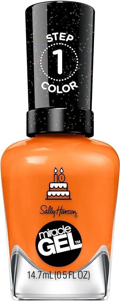 Sally Hansen Miracle Gel® Nail Polish - One Gel of a Party Collection, Gel-ebrate - 0.5 fl oz. | Amazon (US)