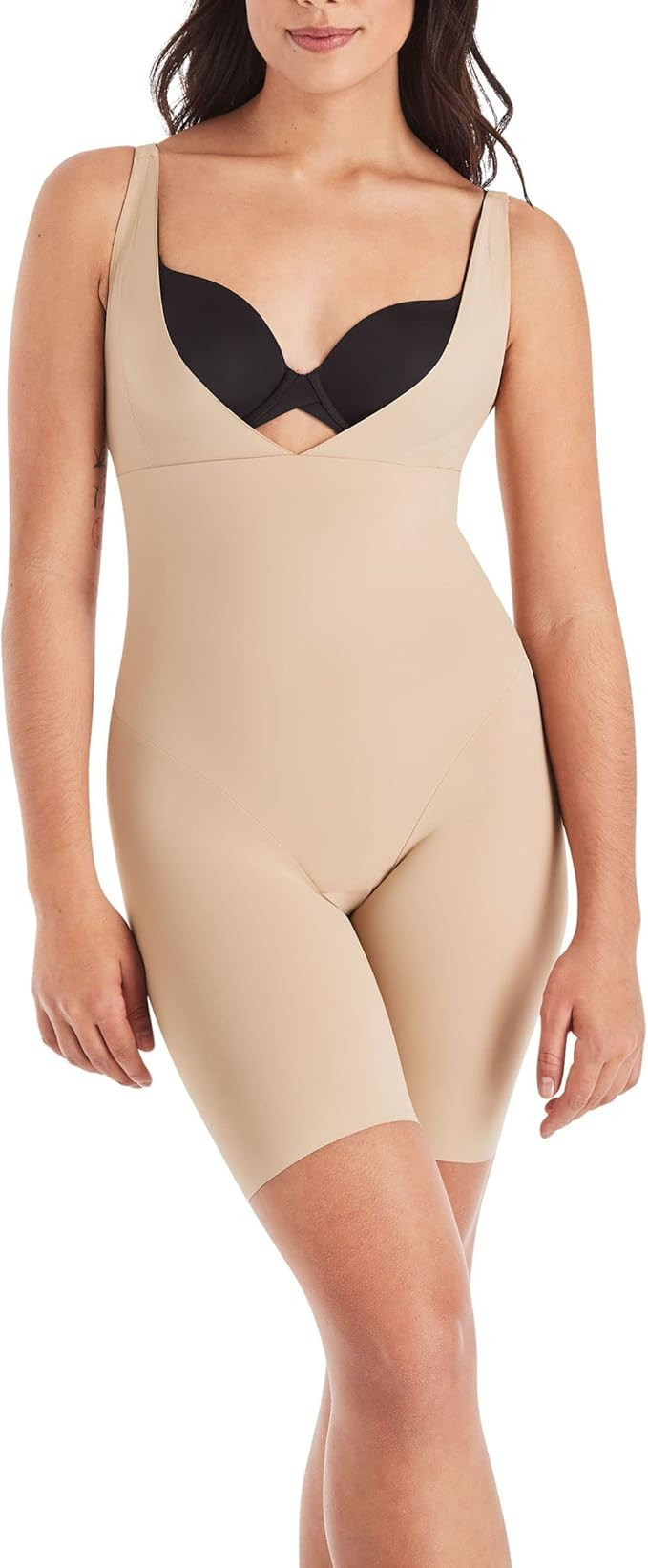 Maidenform Women's Body Shaper, Wear-your-own-bra Firm Control Shapewear, Open-bust Shaper | Amazon (US)
