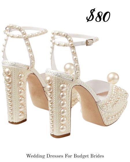 
Affordable white wedding sandals for the bride to be.

#weddingshoes #whitechunkyheels #whitehighheels #brideshoes #bridalshoes 

#LTKshoecrush #LTKSeasonal #LTKwedding