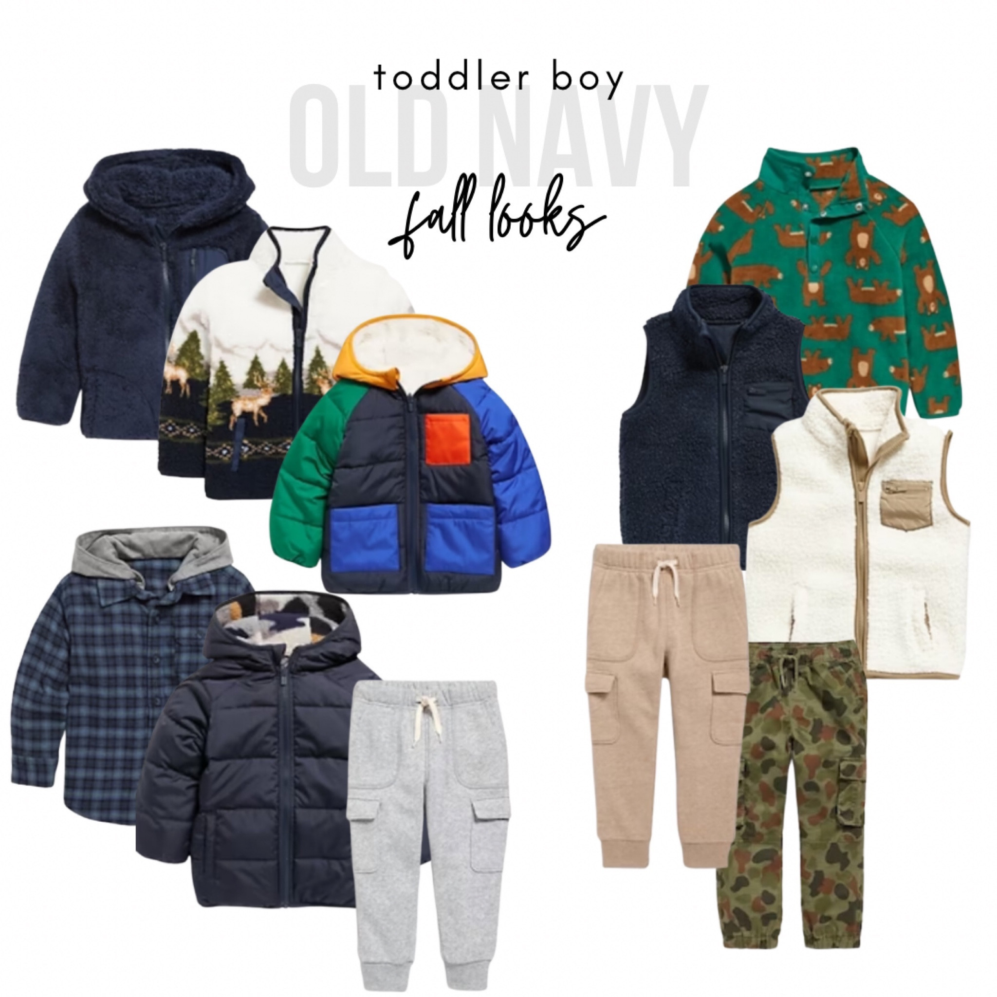 Toddler boy fall outfits
Toddler jacket
Toddler joggers
Old navy toddler boy outfit
Toddler boy outfits
Toddler shirts
Toddler boy sale 
Old navy toddler
Toddler vest 
Toddler fall outfit

#LTKsalealert #LTKSeasonal #LTKbaby