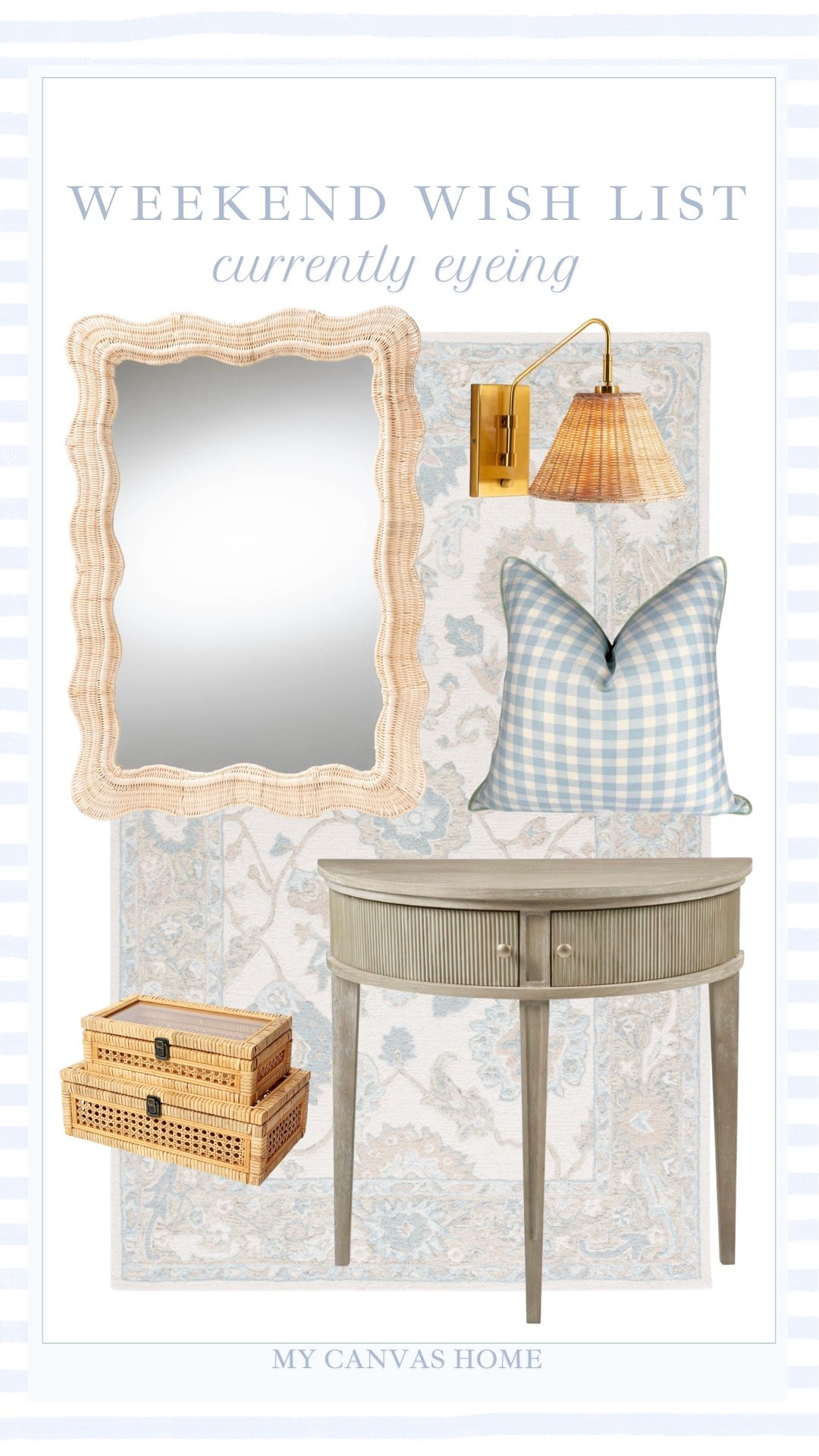 Pretty finds for any space 🤍✨ These picks all have a soft coastal feel, and they’re great prices! From a rattan mirror to a beautiful area rug, these are sure to upgrade your living space. 

#LTKHome #LTKSaleAlert