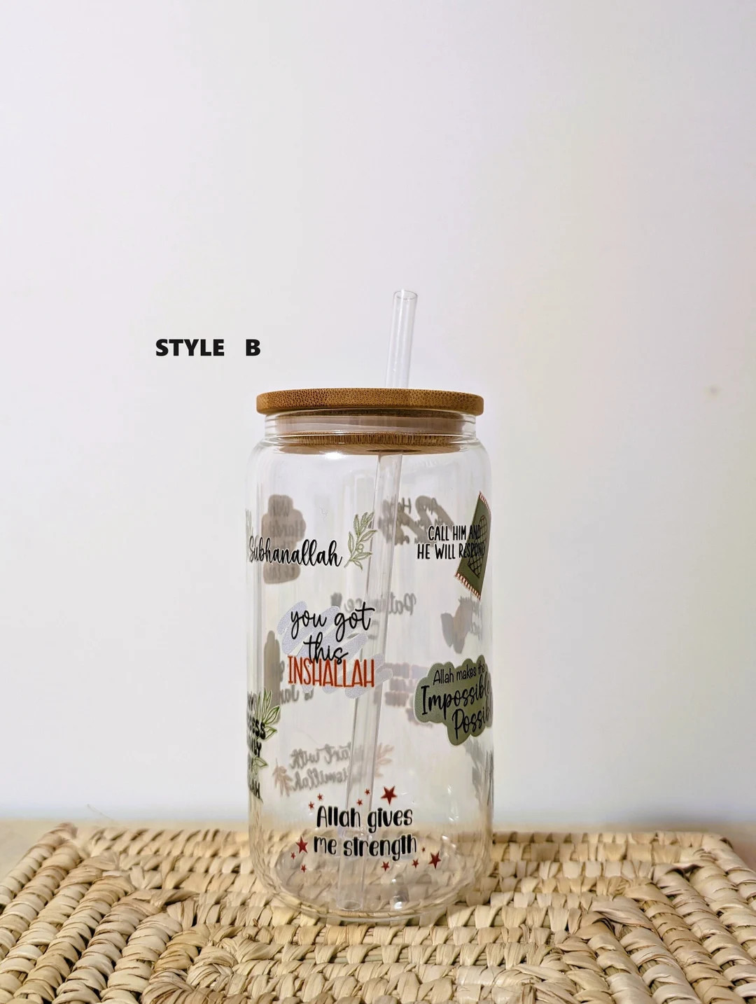 Customized Glass Tumblers | Ramadan Glass Tumblers | Ramadan Decor | Eid Decor | Ramadan Gift | E... | Etsy (US)