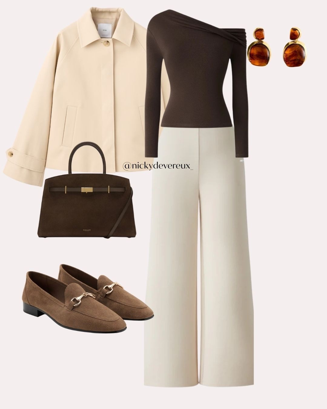 Beige and brown everyday outfit idea. 

#LTKworkwear #LTKwinter #LTKuk