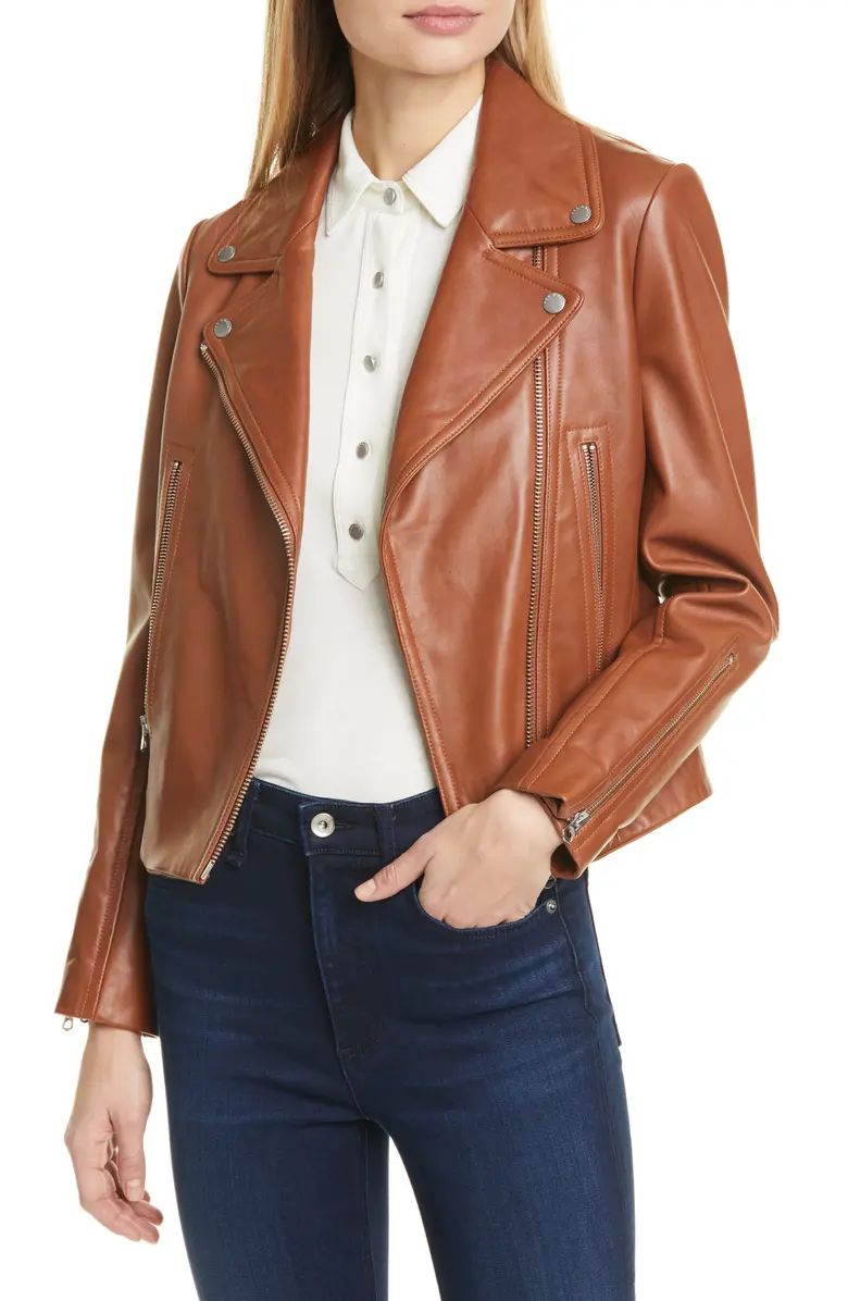 Mack Lambskin Leather Jacket | Nordstrom