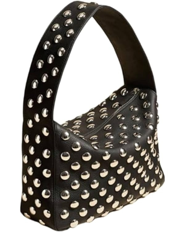 Studded Purses Y2k Shoulder Bag 90s Punk Women Small Shouder Purse Vegan Leather Designer Handbag... | Amazon (US)