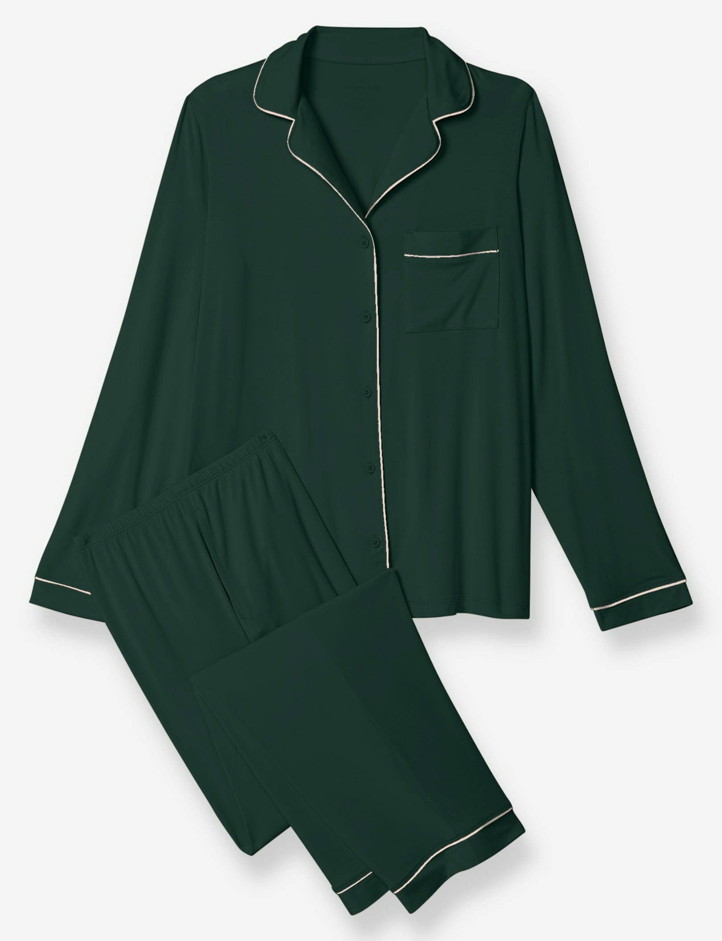 Women's Long Sleeve Top & Pant Pajama Set, Pine Grove | Tommy John