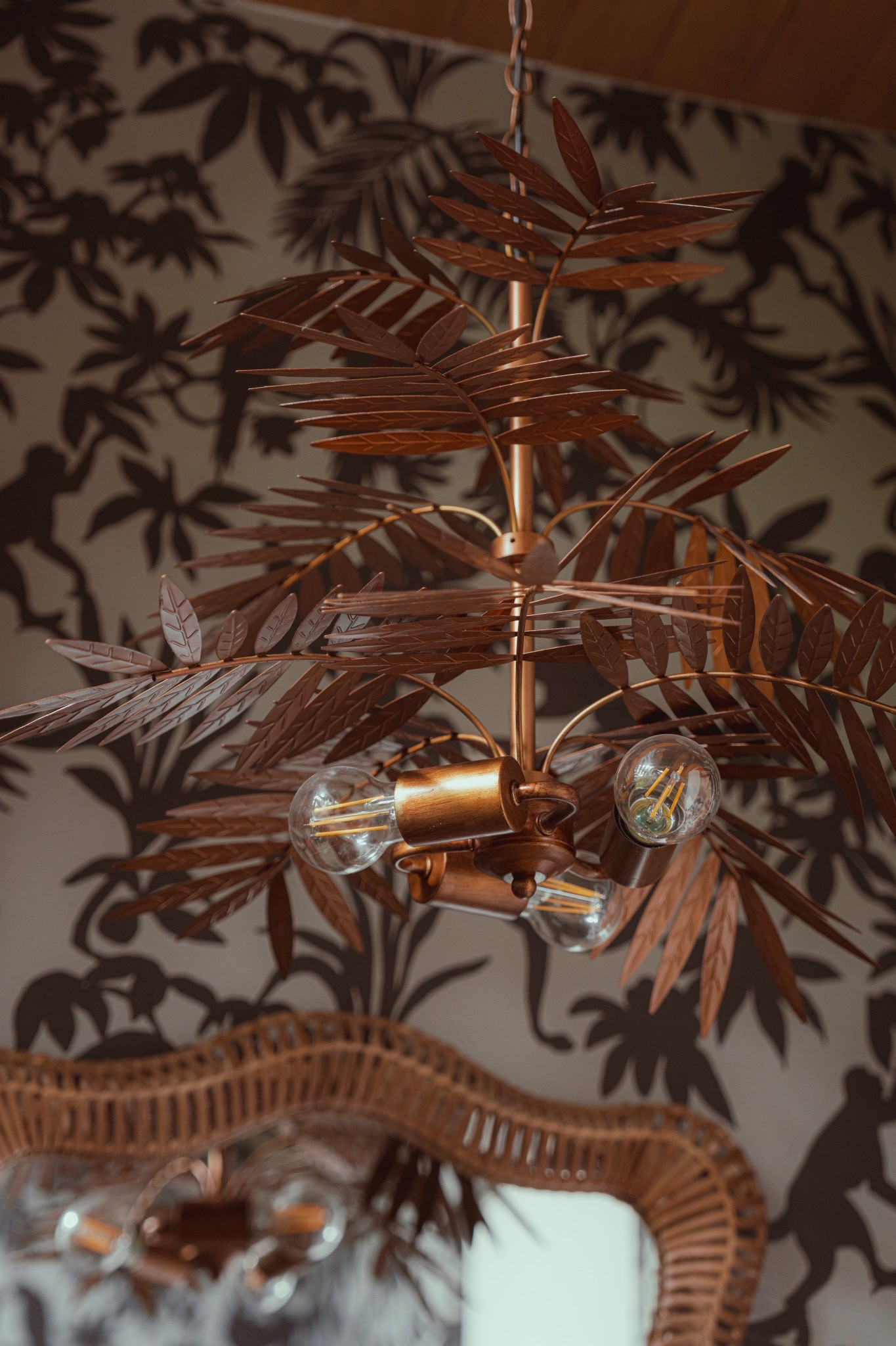 Amazon lighting find that understood the assignment. ✨ 🌴  #powderbath

#LTKSeasonal #LTKHome #LTKSaleAlert