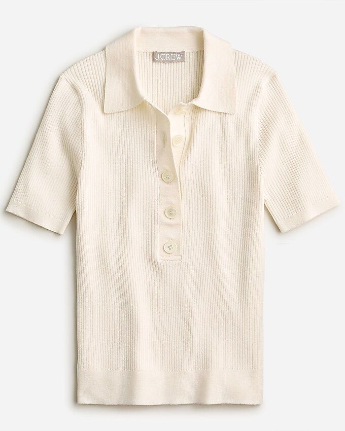 TENCEL™-blend short-sleeve polo shirt | J.Crew US