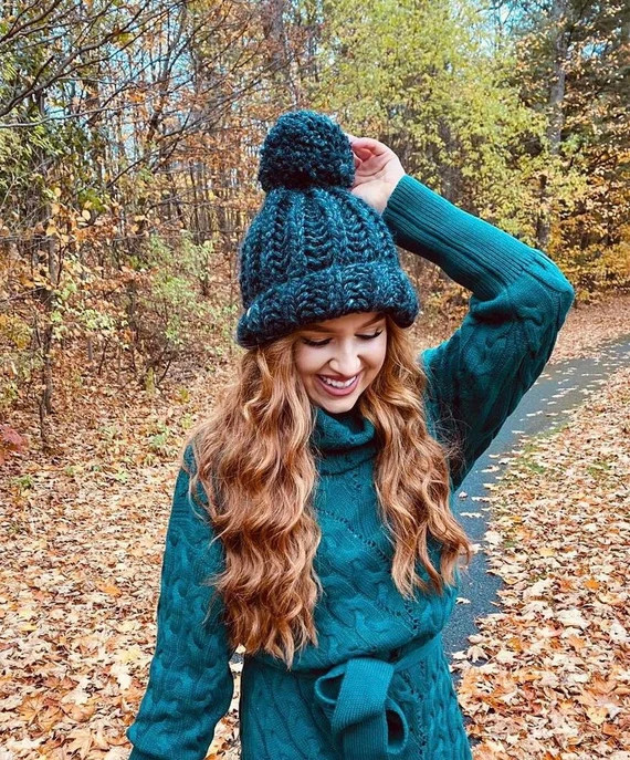 Chunky knit hat  Chloe Hat  Olympic Beanie  Slouchy Beanie | Etsy | Etsy (US)