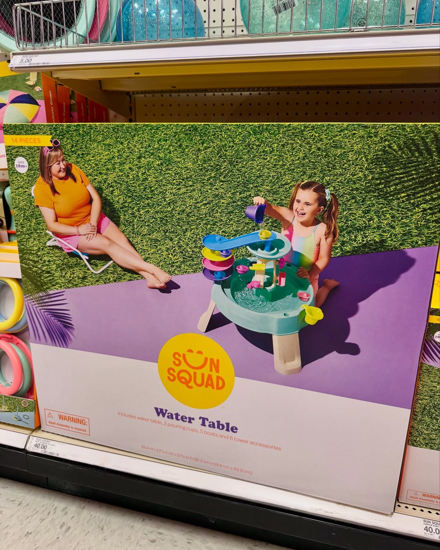 A $40 water table?!? 🤩🤩 New outdoor fun from Sun Squad at Target! ☀️🎯🏖️ 

✨follow first so Instagram will let you get my DM and comment “LINK” to get a direct link sent to you! ✨