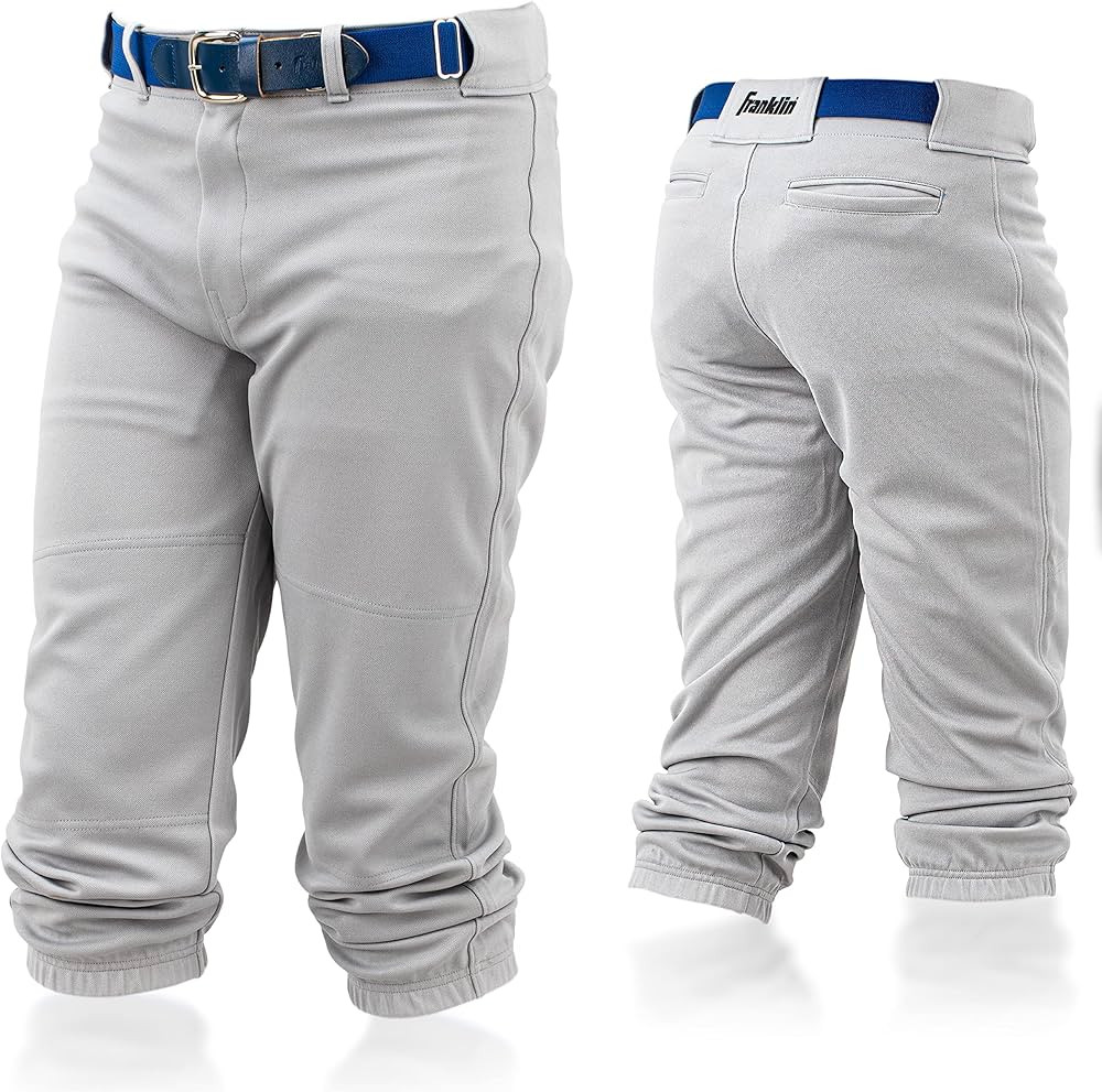 Franklin Sports Youth Baseball + Softball Pants - Knee High + Relaxed Fit Kids Baseball Pants - W... | Amazon (US)