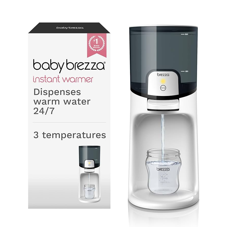 Baby Brezza Instant Baby Bottle Warmer - Fast Water Warmer Instantly Dispenses 24/7 in 3 Temperat... | Amazon (US)