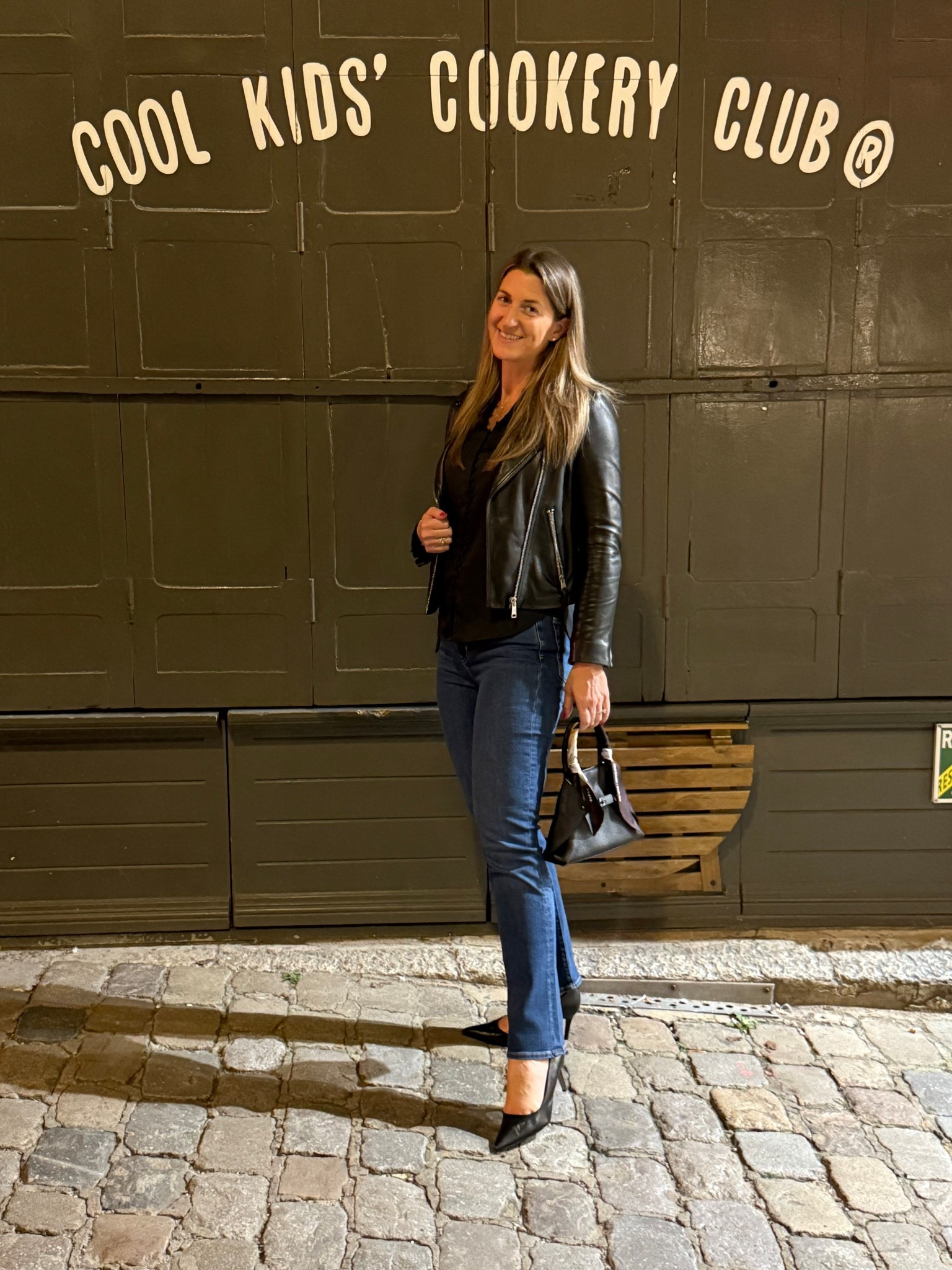 My leather jacket is still going strong after 7 years and keeps getting better. Worth every penny. (Also comes in gold hardware!) Runs TTS. Wearing US 6.

My “pencil” jeans are a great option for evening and cut long for my tall ladies (and to be worn with heels!) They’re currently 25% off and come in several washes. Runs TTS. Wearing size 28.

#LTKItBag #LTKOver40 #LTKSaleAlert