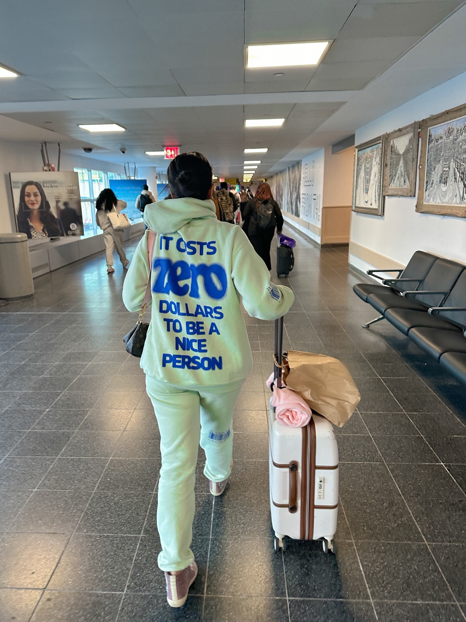 It costs Zero dollars to be a nice person!!!! 
•
Shop this look && Follow me on Instagram at @nardinemarie for more Colorful Style finds!

#LTKstyletip #LTKtravel #LTKU