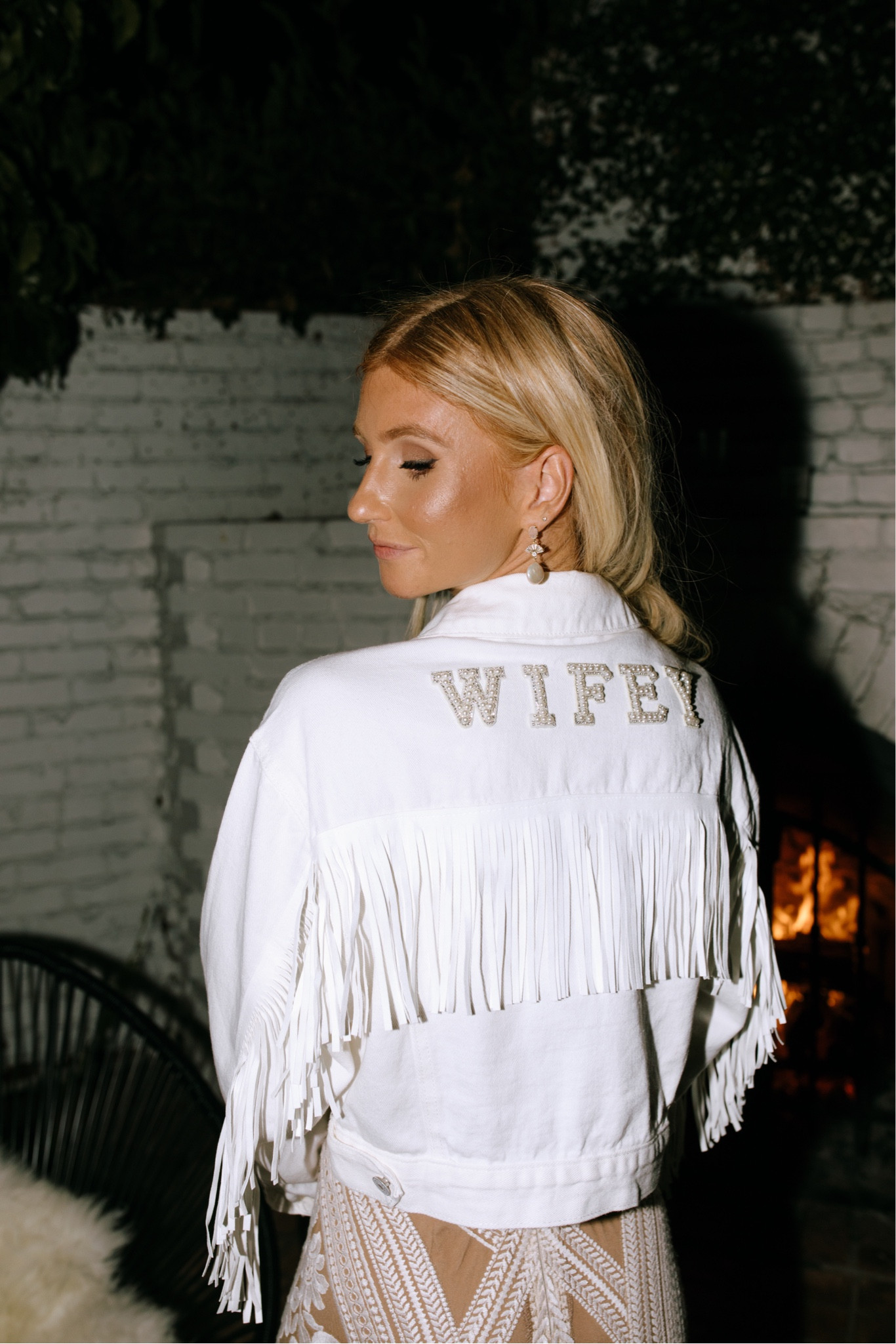 Modern boho wedding 🤍✨ 

I threw this jacket over my Rue De Seine East gown once it got chilly on wedding night, we got married in October! 

#bride #bridestyle #modernbohowedding

#LTKunder100 #LTKwedding #LTKstyletip