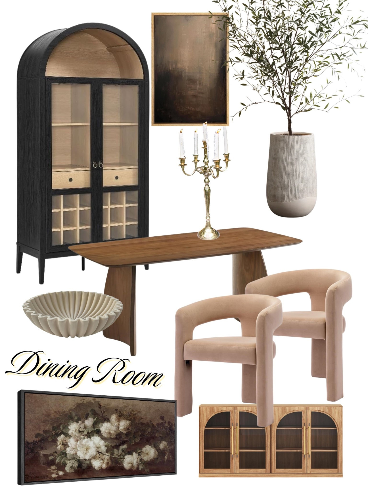 All our dining room essentials for a chic, elegant, vibey and moody dining room for hosting dinner parties — GREAT AMAZON FINDS 

Dining room table, dining room chairs, moody paintings, cabinets for storage and decor, wine holder. 6 Shelf Glass Bookshelf Display Cabinet, Modern Wood Wine Curio Cabinets. Black, white, pinks 

#diningroom #diningtable #dining #amazon#amazonfinds #home #homeessential #livingspace #livingroom #LTKGiftGuide 

#LTKHome #LTKmomlife