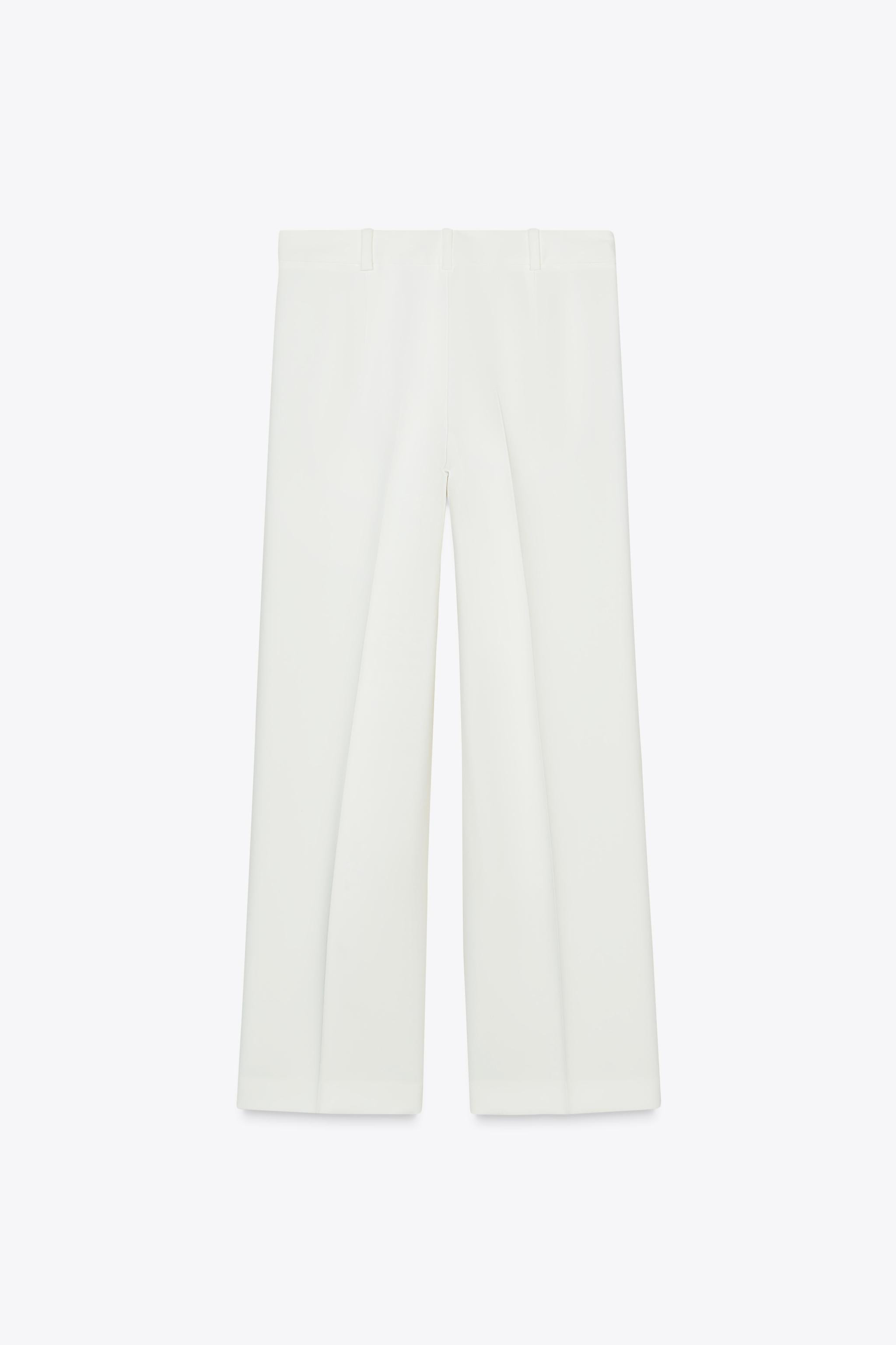 STRAIGHT CUT HIGH WAISTED TROUSERS | Zara UK