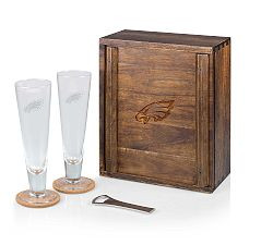 NFL Pilsner Acacia Wood Gift Box - Set for 2 | Pottery Barn (US)