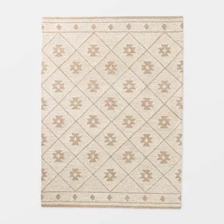 Tremonton Hand Tufted Wool Area Rug Cream - Threshold™ designed with Studio McGee | Target