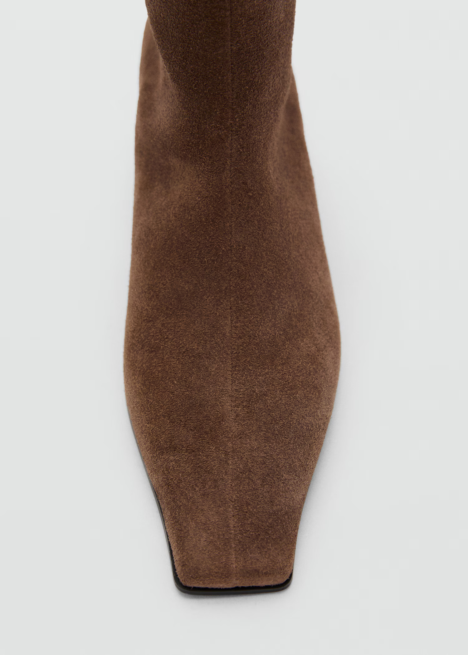 Suede leather ankle boots | MANGO (UK)