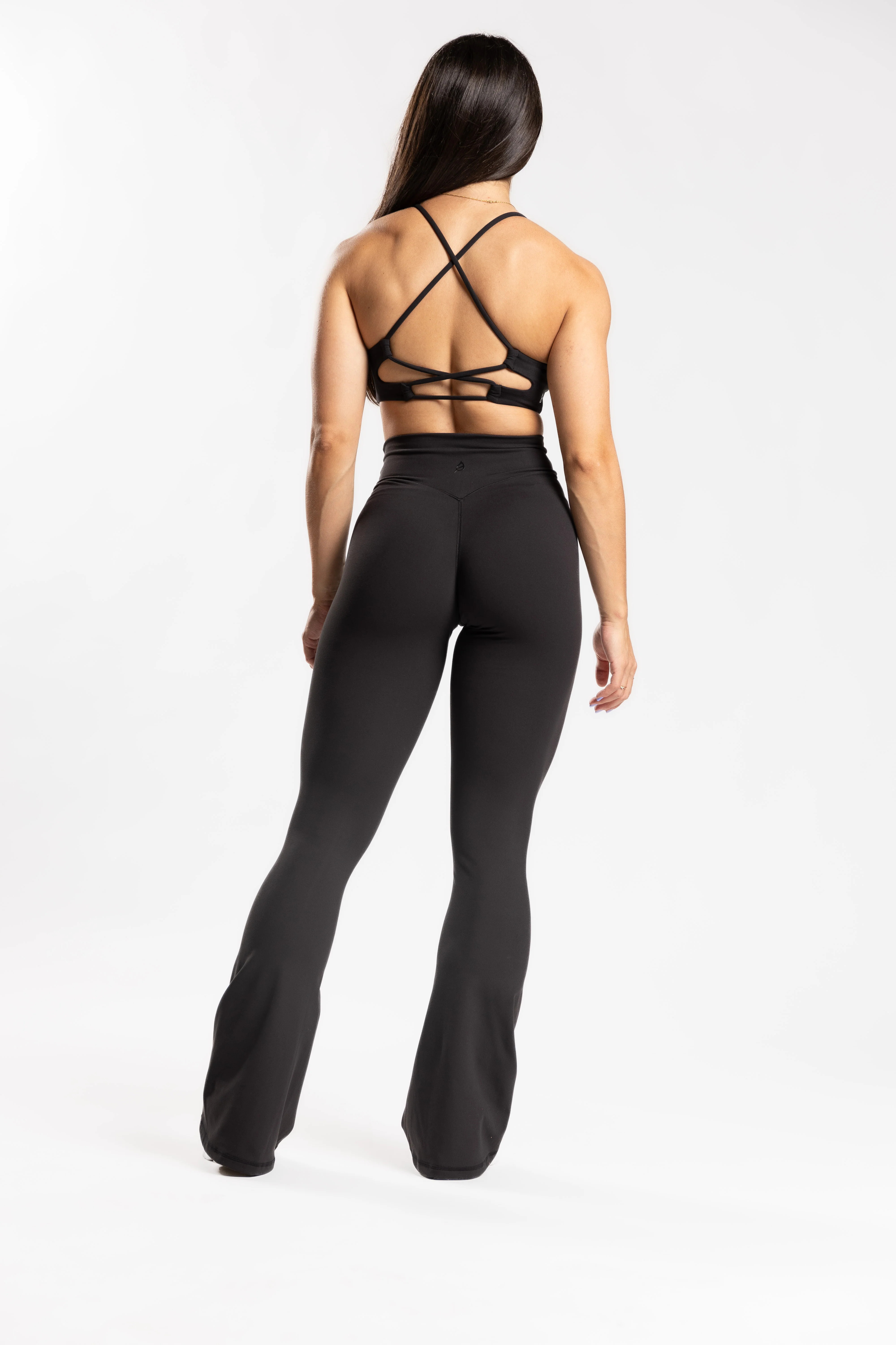 Sierra Flare Legging : 32" (Regular) Black / L | P'tula