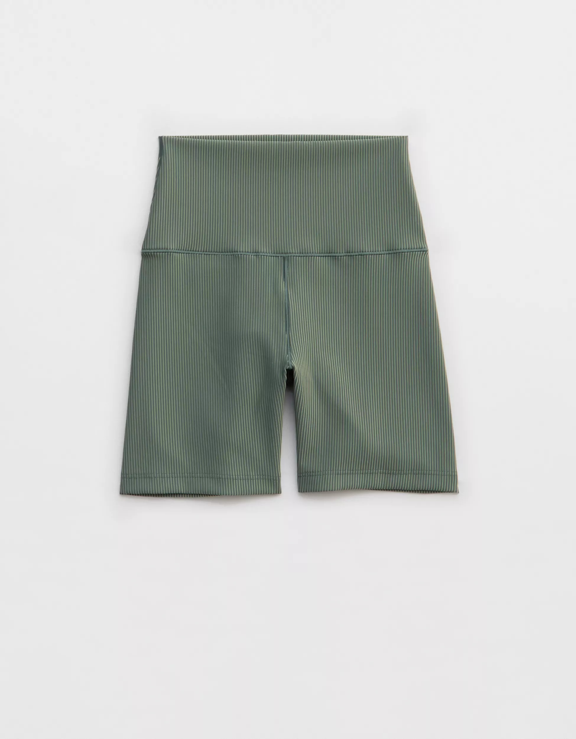 OFFLINE By Aerie Stripe Rib High Waisted 5" Bike Short | Aerie