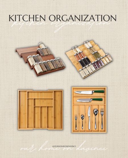 Kitchen drawer organizer, kitchen drawer organization, wooden organizer for kitchen drawer, spice rack organizer, utensil organizer, kitchen organization

#LTKunder50 #LTKhome #LTKstyletip