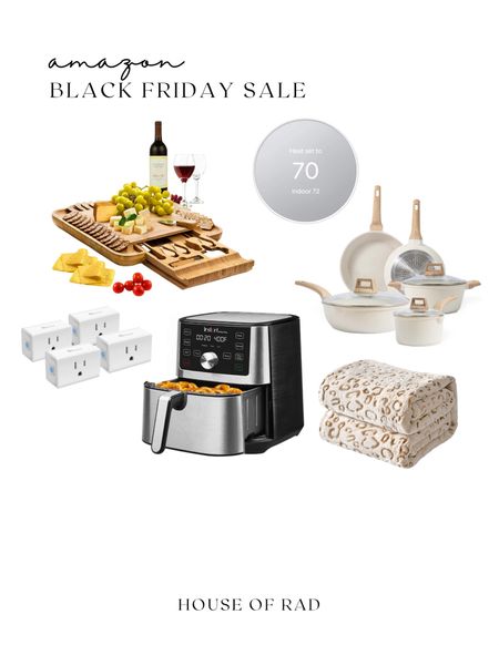Black Friday sales
Amazon finds
Charcuterie board
Air fryer
Bedding
Throw blanket
Cookware
Smart home plugs
Smart home plugs
Nest thermostat


#LTKGiftGuide #LTKhome