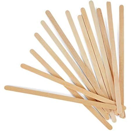 500Pcs Wooden Coffee Stir Sticks,Disposable Coffee Stirrers,5.5 Inches Biodegradable Compostable Eco | Amazon (US)