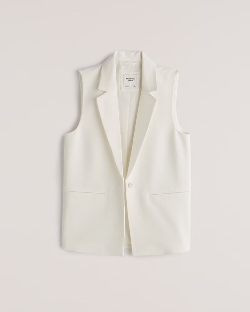 Women's Blazer Vest | Women's New Arrivals | Abercrombie.com | Abercrombie & Fitch (US)
