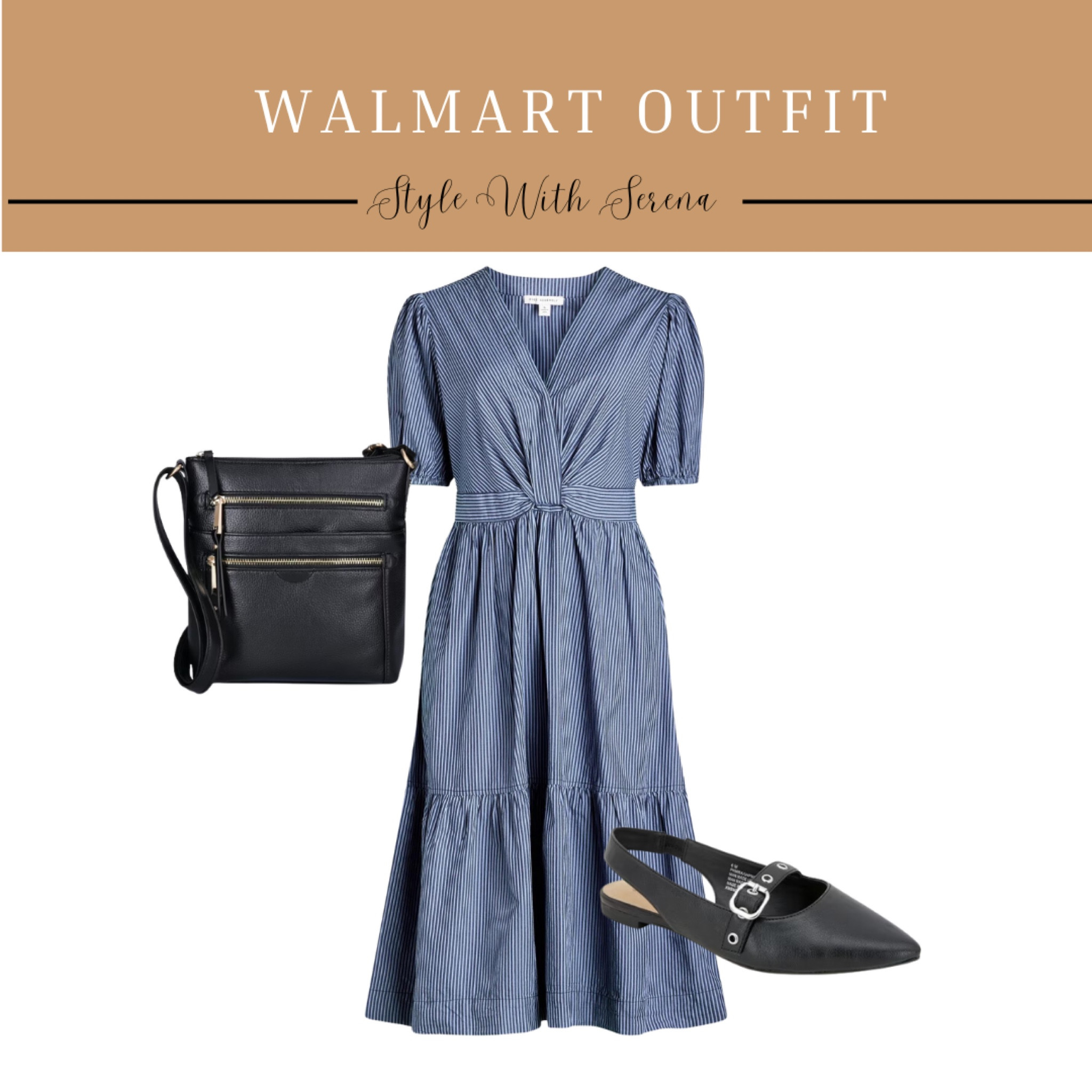 Walmart outfit, Walmart fashion, Walmart dress, flats, women’s dress, teacher outfit 

#LTKWorkwear #LTKFindsUnder50 #LTKStyleTip