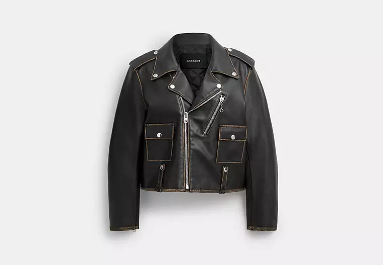 Loved Leather Moto Jacket | Coach (US)