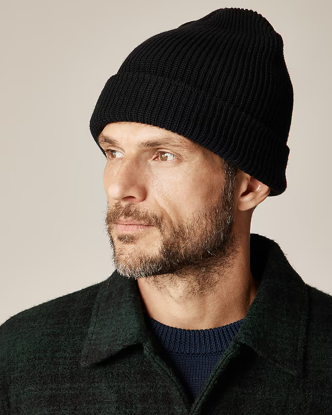 Ribbed beanie in cotton | J. Crew US