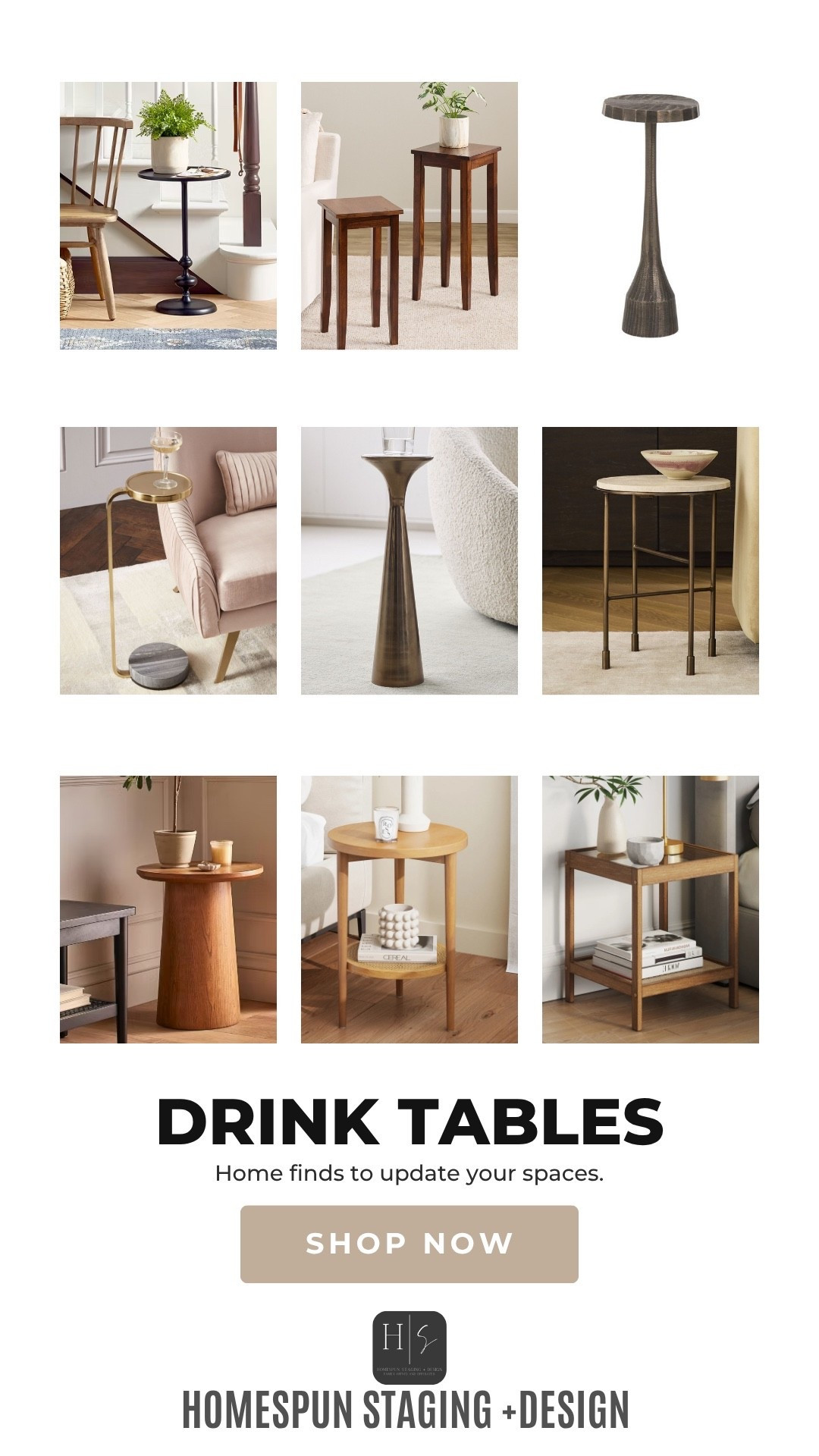 Drink table round 🆙 

#LTKMidsize #LTKHome