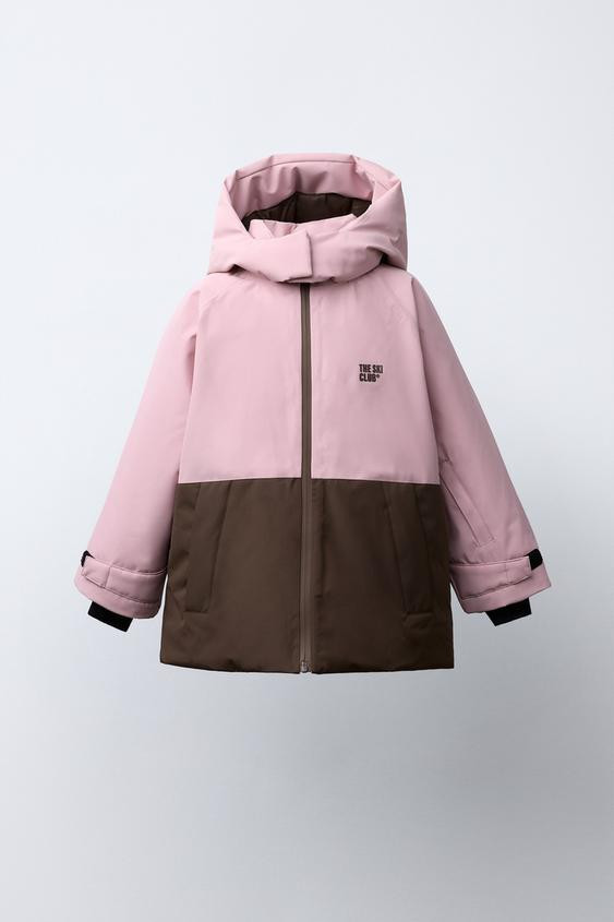 COLOR BLOCK WATERPROOF AND WINDPROOF HOODIE RECCO® SYSTEM SKI COLLECTION | Zara US