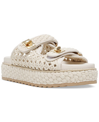 Women's Bigschmona Platform Buckle Footbed Slide Sandals | Macy's