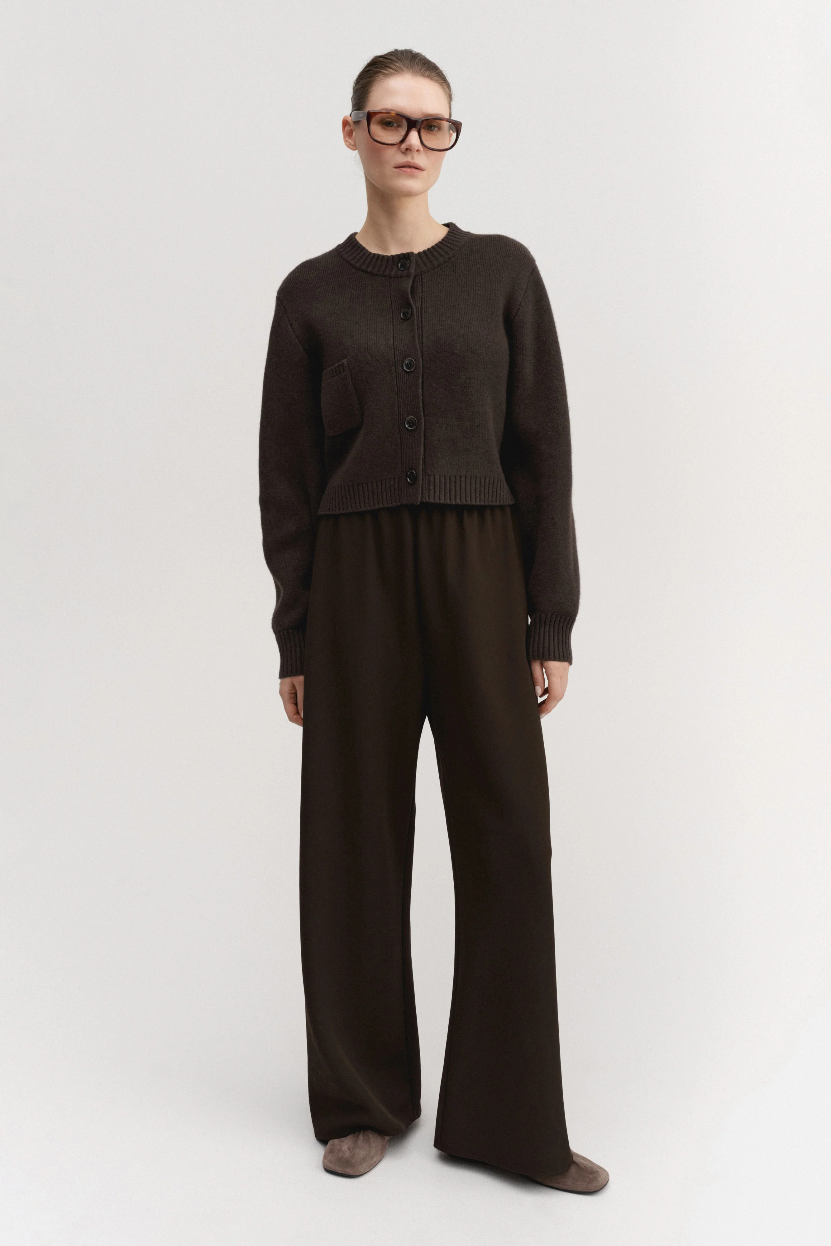 Zozo Cardigan, chocolate | Almada Label