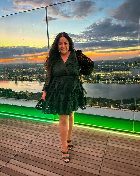 Tiered Mini Dress that I wore in Boston for a sunset and dinner ✨ wearing a size 16 and fit it true to size 

#LTKmidsize #LTKtravel #LTKstyletip
