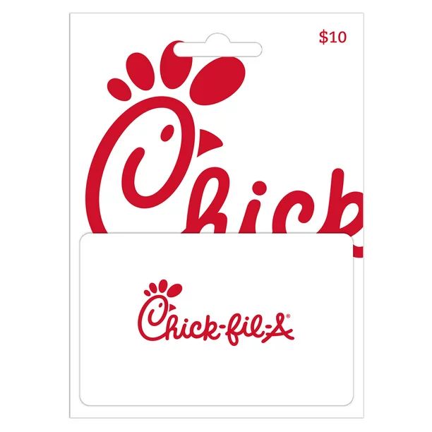 Chick fil a $10 Gift Card | Walmart (US)