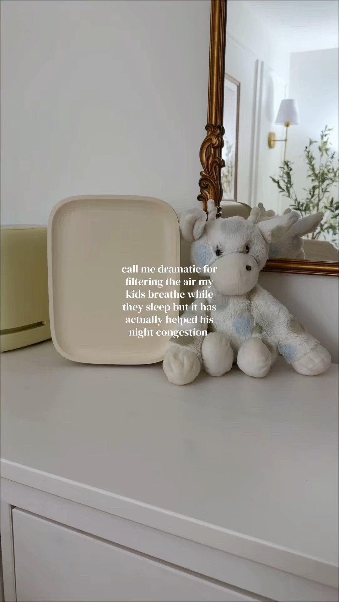 You can literally tell the difference in the air the minute you walk into the room! Best investment ever!! 

Canopy bedside air purifier, air purifier for bedroom, clean air essentials for moms, nursery air purifier for better sleep, aesthetic bedside air purifier, quiet air purifier for allergies, home air quality must haves

#LTKKids #LTKBump #LTKBaby