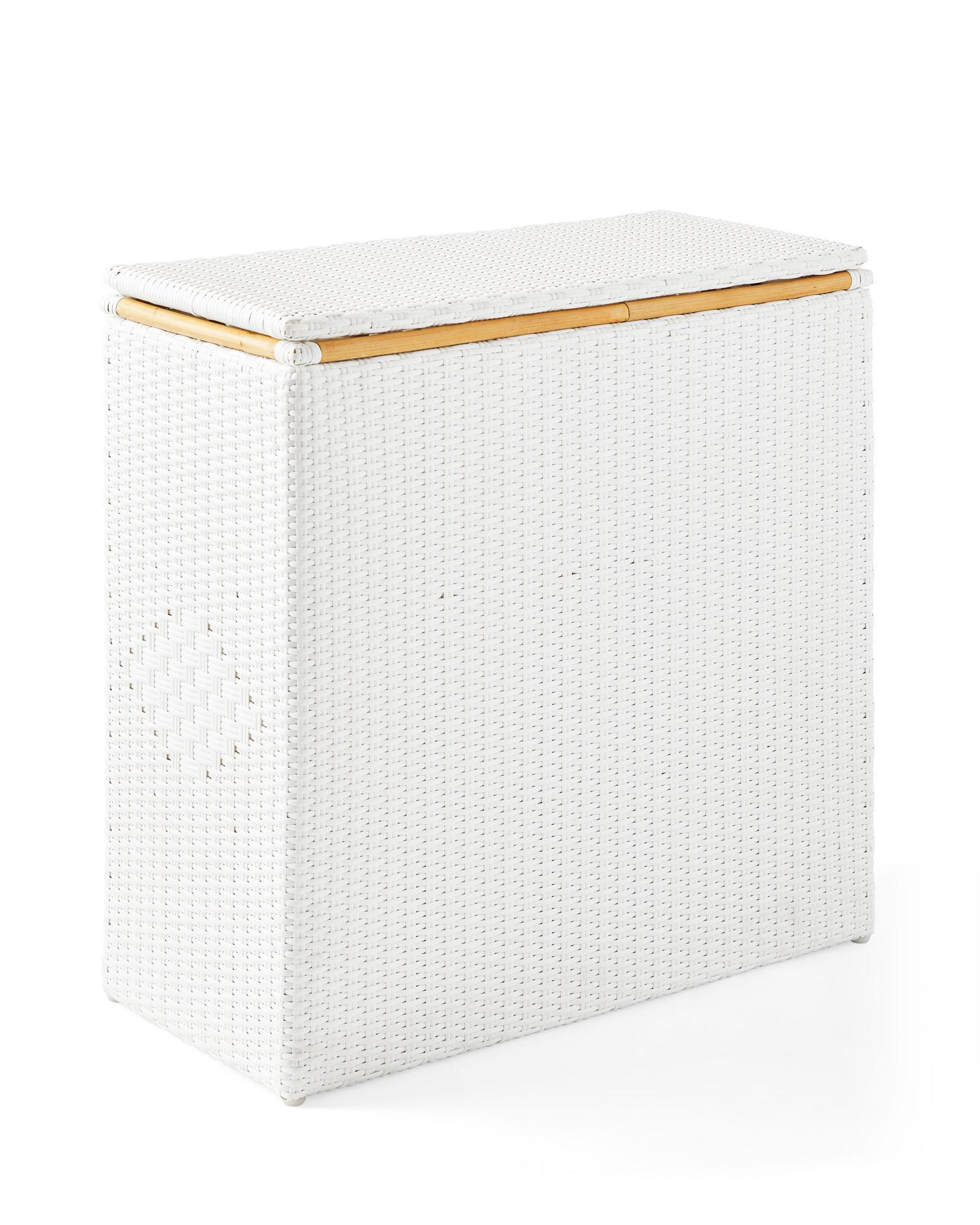 Riviera Double Hamper - White | Serena and Lily