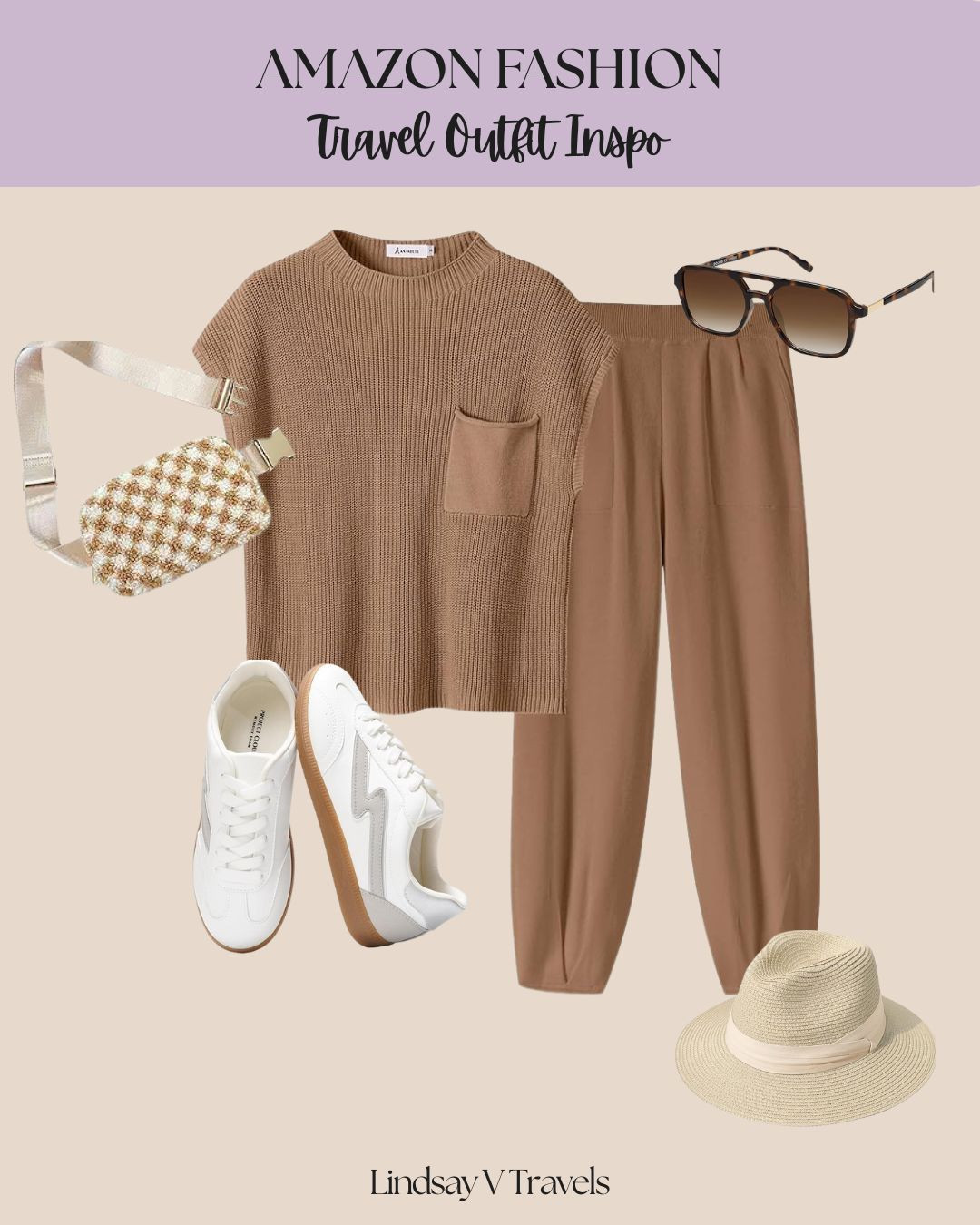 Chic and comfy for everyday wear! This matching set and cozy belt bag are my go-tos for relaxed style.  

 #LTKSeasonal #LTKFindsUnder100 #LTKTravel