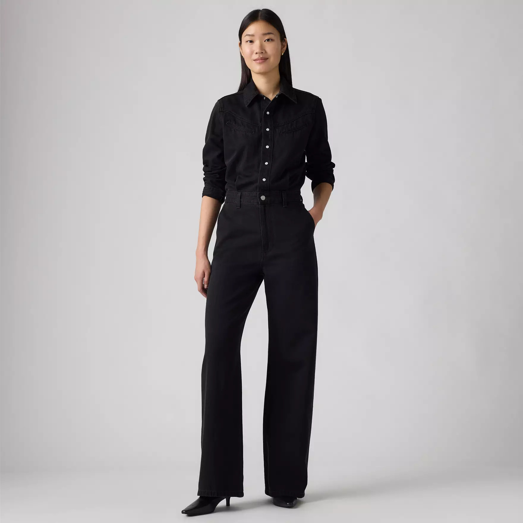 Rinoa Wide-leg Jumpsuit - Black | Levi's® US | Levi's US